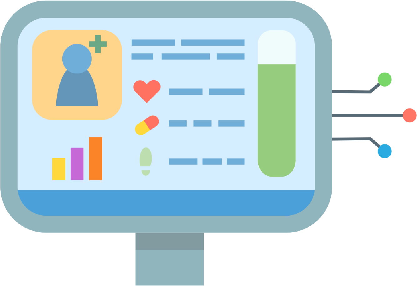 AI and healthcare icon