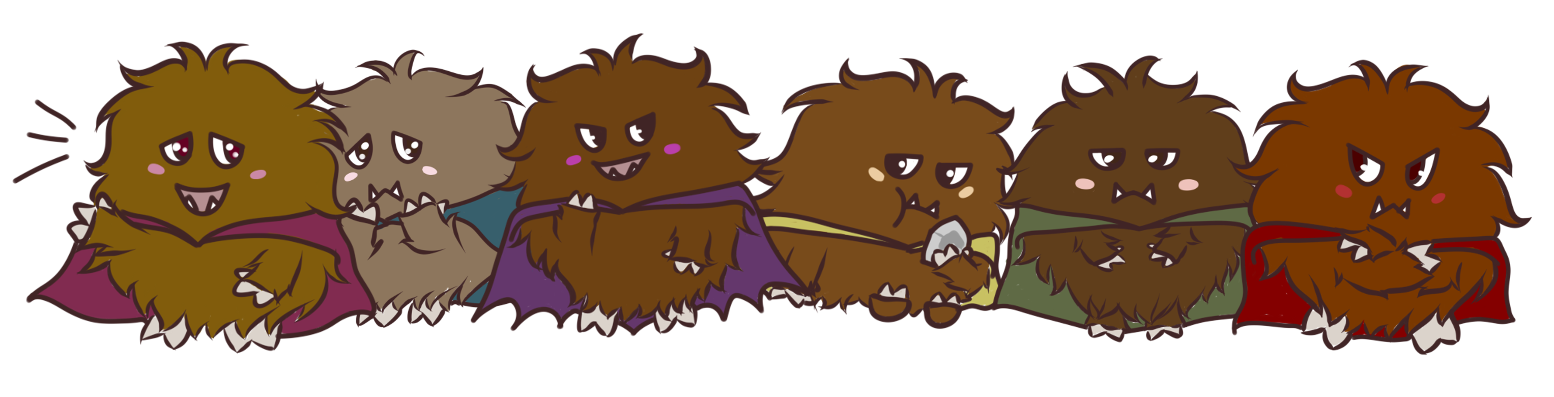 Grúagach Revenge — characters