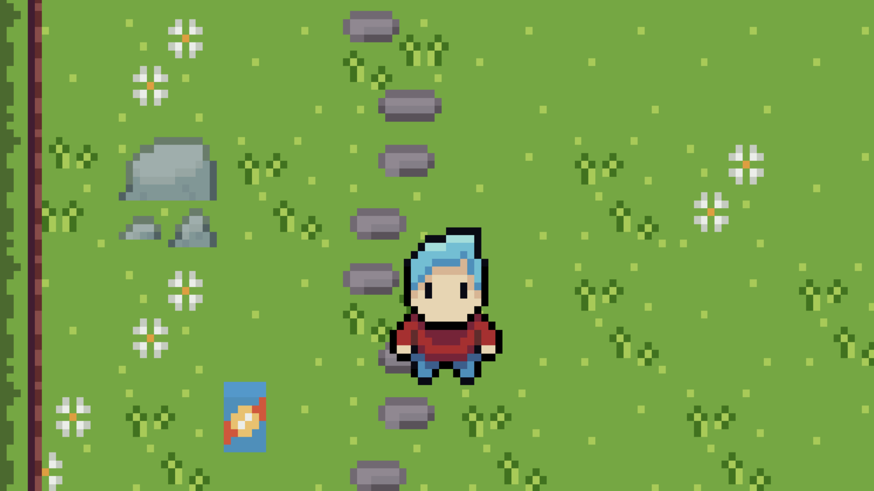 Kibble — full game map showing the enclosed yard