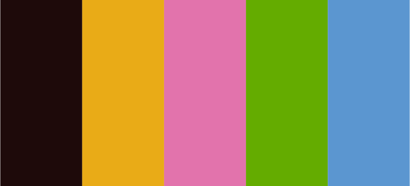 Living Beeings colour palette