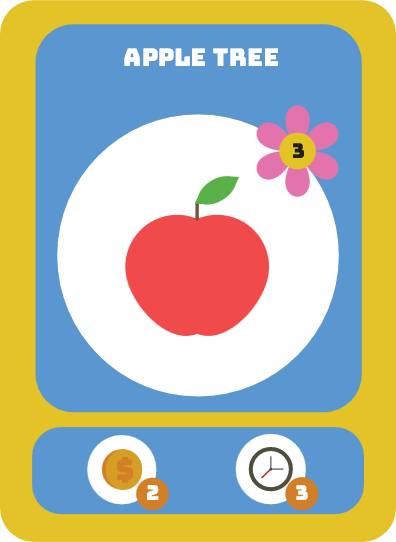 Living Beeings — Apple Tree card