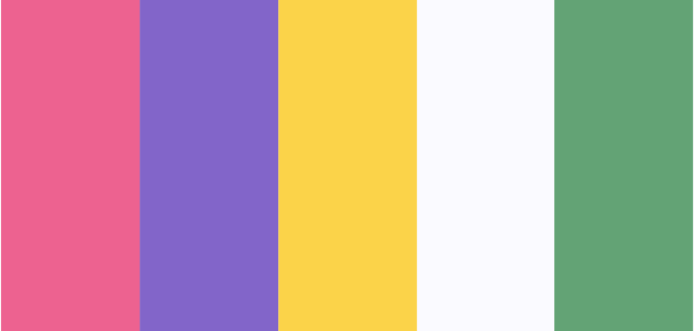 Sons Etéreos colour palette