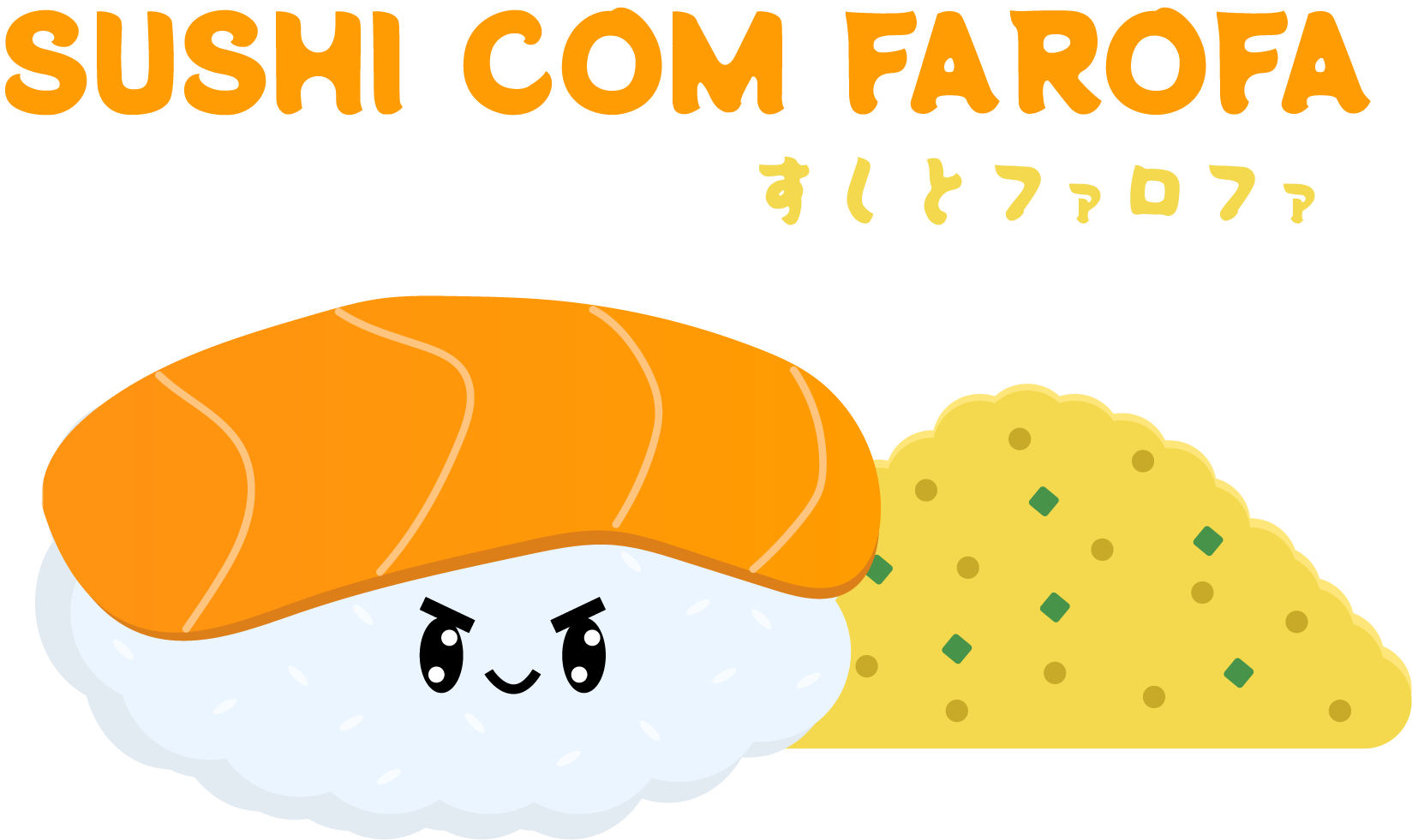 Sushi com Farofa lockup