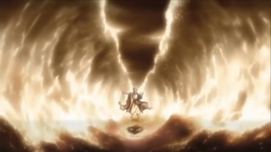 In Beyblade, Moses parted the Red Sea with a Beyblade.