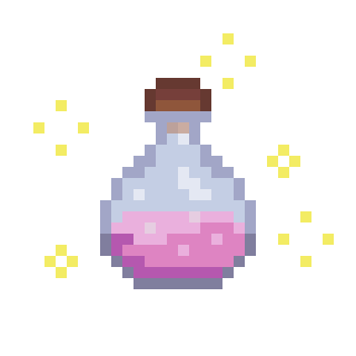 The resulting farm life sim-shōjo potion.