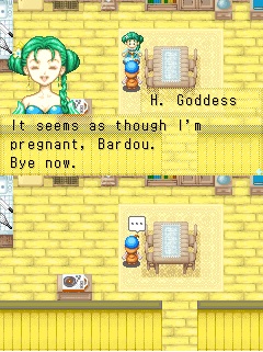 Well, I guess that's expected if you marry a deity.