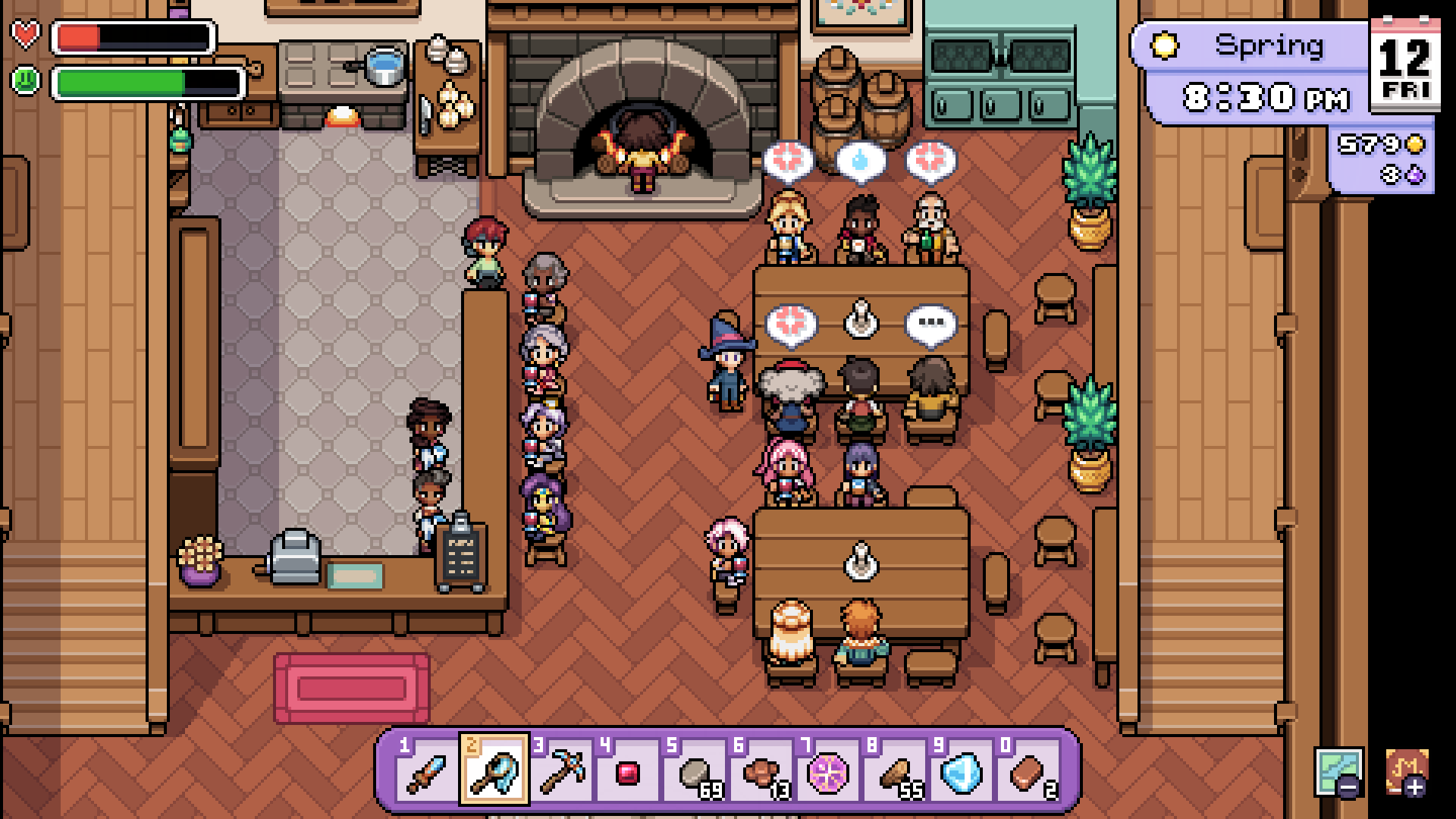 Emotions running high at the poker table; another Friday night at the Sleeping Dragon Inn.