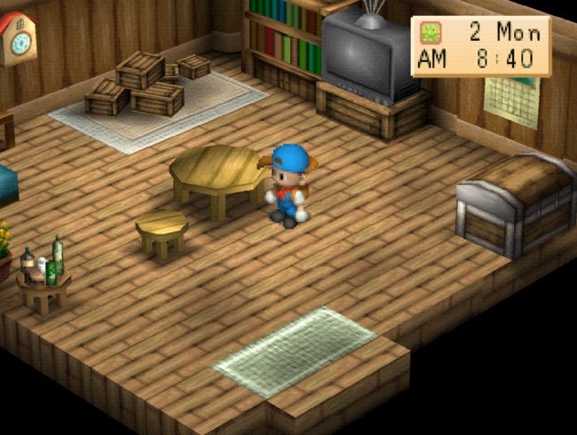 Your small home in Harvest Moon: Back to Nature.