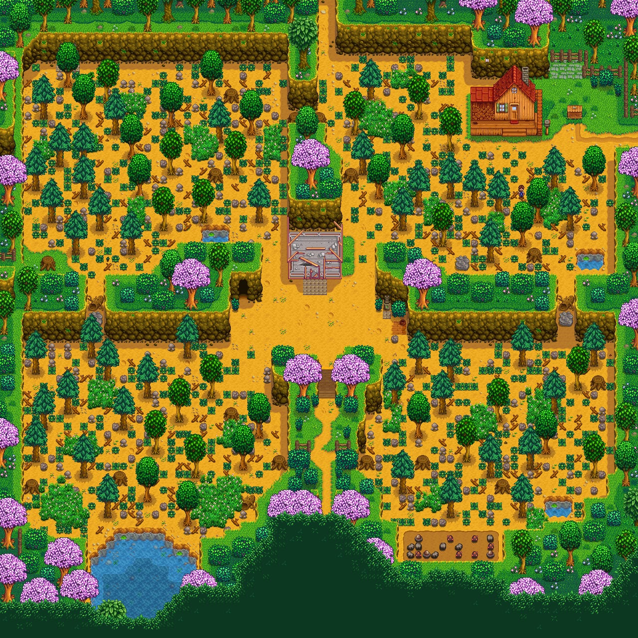 The Four Corners farm.