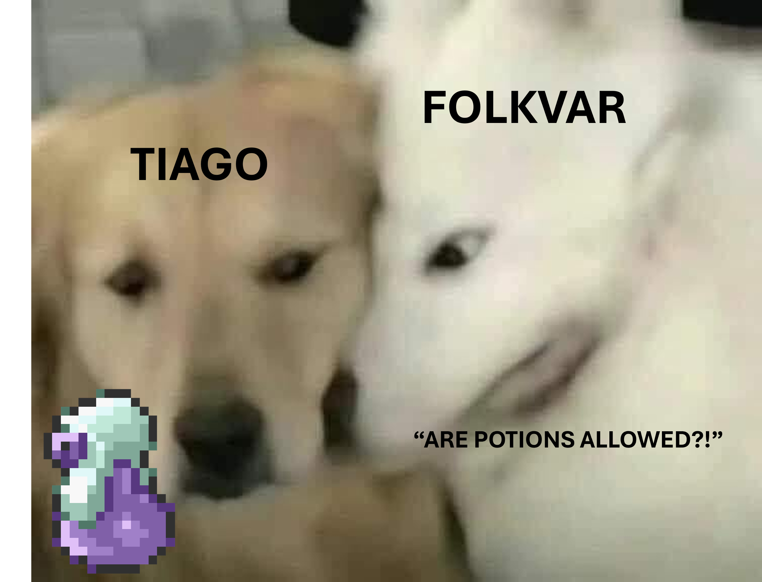 One of the many memes about the PokéMMO potion incident.