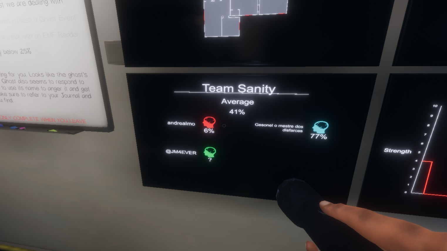 Mr. Fox's view of the team sanity meter during that mission.